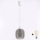 Brilagi - LED κρεμαστό φωτιστικό σε καλώδιο RETRO GLASS 1xE27/60W/230V Ø 14 cm λευκό/καπνιστό γκρι