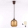 Brilagi - LED κρεμαστό φωτιστικό σε καλώδιο RETRO GLASS 1xE27/60W/230V Ø 14 cm καφέ/καπνιστό καφέ