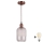 Brilagi - LED κρεμαστό φωτιστικό σε καλώδιο RETRO GLASS 1xE27/60W/230V Ø 14 cm χάλκινο/λευκό