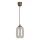 Brilagi - LED κρεμαστό φωτιστικό σε καλώδιο RETRO GLASS 1xE27/60W/230V Ø 14 εκ. καφέ/καπνιστό γκρι
