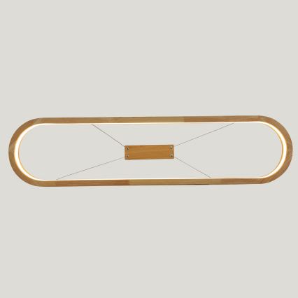 Brilagi - LED κρεμαστό φωτιστικό σε καλώδιο UMEA WOOD LED/40W/230V 90x22 cm ξύλο