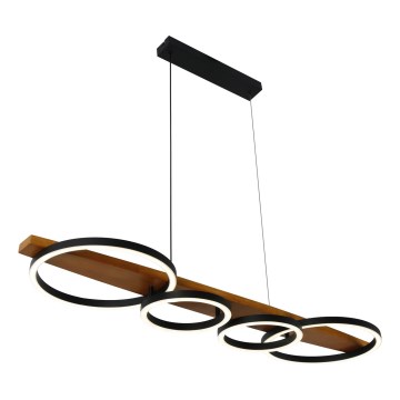 Brilagi - LED κρεμαστό φωτιστικό PLANK σε καλώδιο LED/35W/230V 4000K 30x100 cm ξύλινο