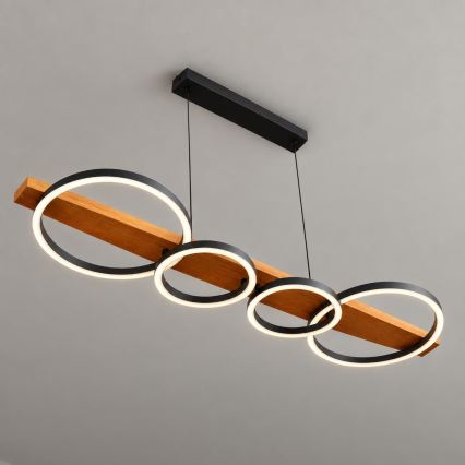 BRILAGI - LED κρεμαστό φωτιστικό PLANK σε καλώδιο LED/35W/230V 4000K 30x100 cm ξύλινο