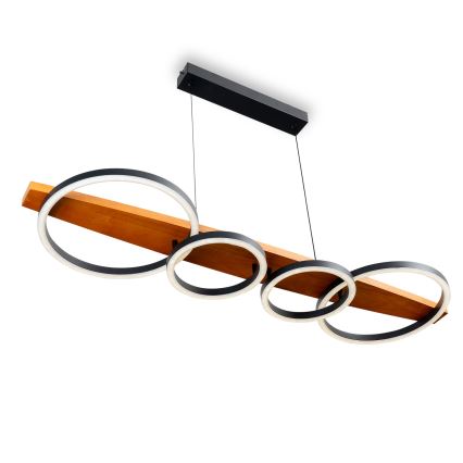 BRILAGI - LED κρεμαστό φωτιστικό PLANK σε καλώδιο LED/35W/230V 4000K 30x100 cm ξύλινο