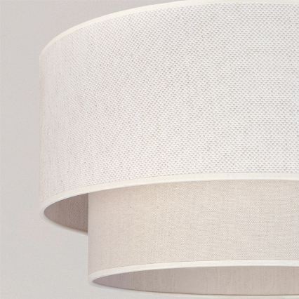 Brilagi - LED κρεμαστό φωτιστικό με καλώδιο BOHO ECO 1xE27/10W/230V Ø 40 cm εκρού