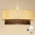 Brilagi - LED κρεμαστό φωτιστικό με καλώδιο BOHO STYLE 1xE27/15W/230V, διάμετρος 40 cm, εκρού/καφέ