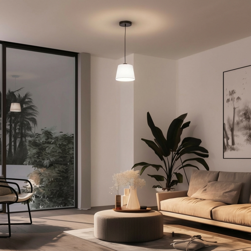 Brilagi - LED κρεμαστό φωτιστικό με καλώδιο CERIA 1xE27/40W/230V Ø 20,5 εκ. λευκό