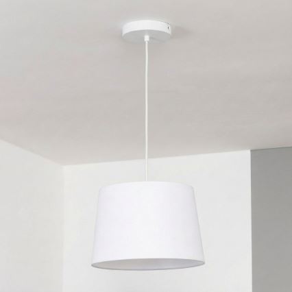 Brilagi - LED κρεμαστό φωτιστικό με καλώδιο CERIA 1xE27/40W/230V Ø 30 cm λευκό