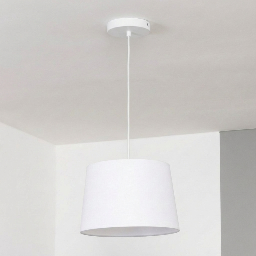 Brilagi - LED κρεμαστό φωτιστικό με καλώδιο CERIA 1xE27/40W/230V Ø 30 cm λευκό