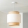 Brilagi - LED κρεμαστό φωτιστικό με καλώδιο CERIA 1xE27/40W/230V Ø 30 cm μπεζ/λευκό
