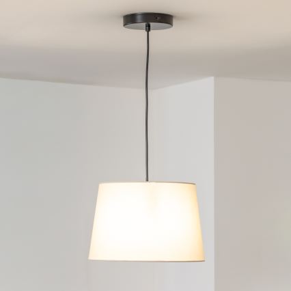 Brilagi - LED κρεμαστό φωτιστικό με καλώδιο CERIA 1xE27/40W/230V Ø 30 cm μπεζ