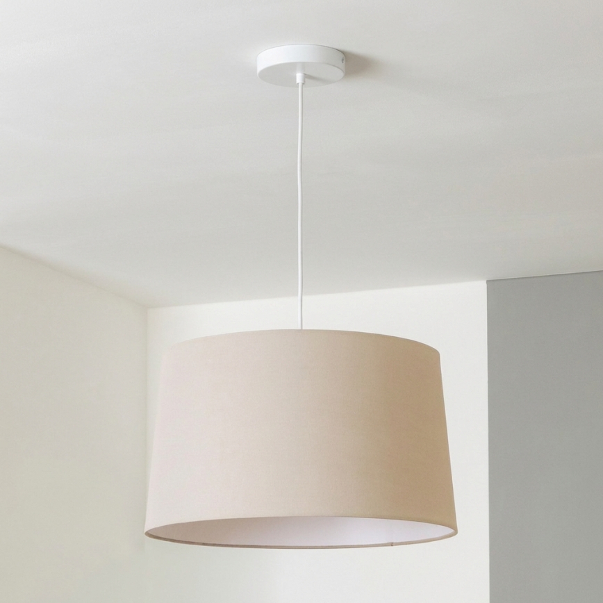 Brilagi - LED κρεμαστό φωτιστικό με καλώδιο CERIA 1xE27/40W/230V Ø 45 εκ. μπεζ