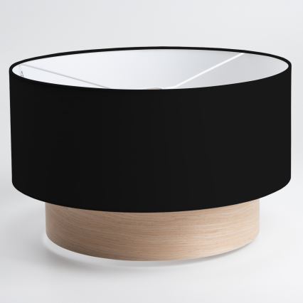 Brilagi - LED κρεμαστό φωτιστικό με καλώδιο CERIA 1xE27/40W/230V διάμ. 50 cm μαύρο/μπεζ