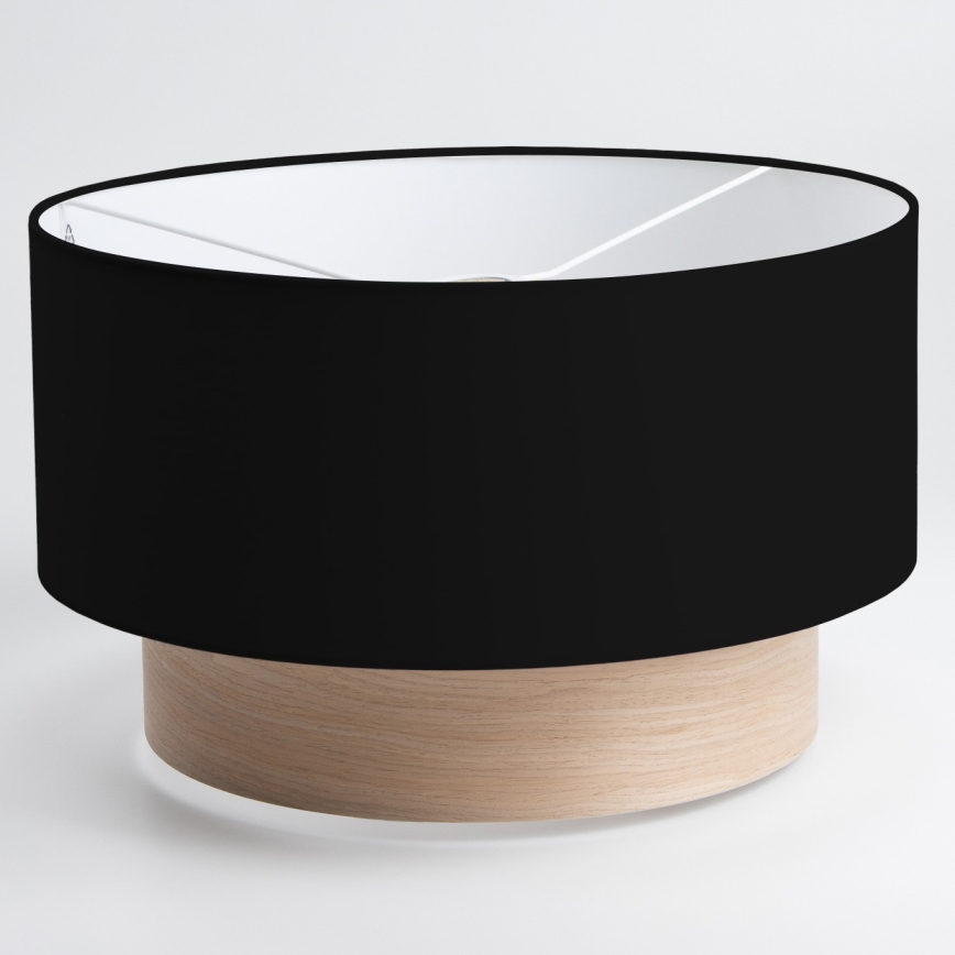 Brilagi - LED κρεμαστό φωτιστικό με καλώδιο CERIA 1xE27/40W/230V διάμ. 50 cm μαύρο/μπεζ