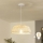 Brilagi - LED κρεμαστό φωτιστικό με καλώδιο CERIA BOHO 1xE27/40W/230V Ø 40 cm ρατάν