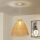 Brilagi - LED κρεμαστό φωτιστικό με καλώδιο CERIA BOHO 1xE27/40W/230V Ø 50 εκ. καφέ