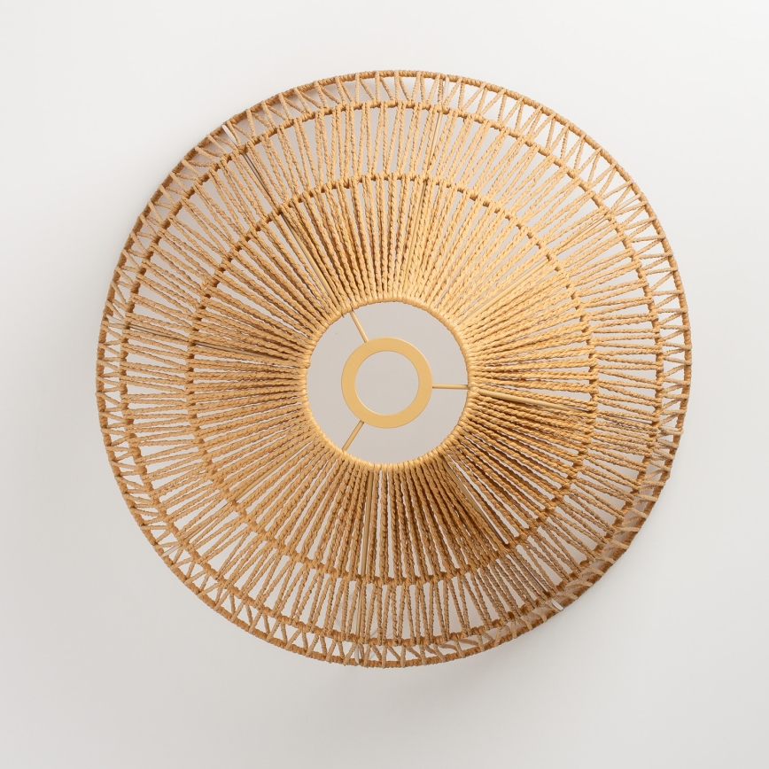 Brilagi - LED κρεμαστό φωτιστικό με καλώδιο CERIA BOHO 1xE27/40W/230V Ø 50 εκ. καφέ
