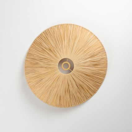 Brilagi - LED κρεμαστό φωτιστικό με καλώδιο CERIA BOHO 1xE27/40W/230V Ø 60 cm ραφία