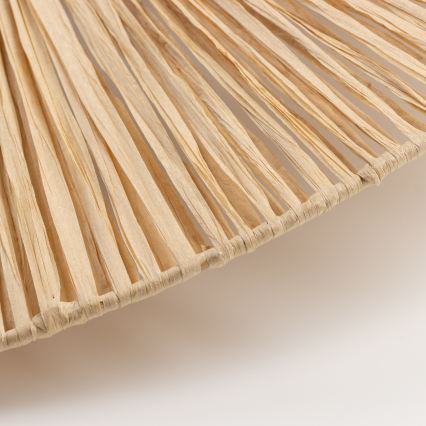 Brilagi - LED κρεμαστό φωτιστικό με καλώδιο CERIA BOHO 1xE27/40W/230V Ø 60 cm ραφία