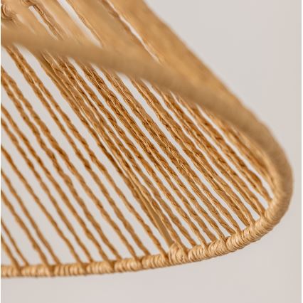 Brilagi - LED κρεμαστό φωτιστικό με καλώδιο CERIA BOHO 1xE27/40W/230V Ø 70 εκ. καφέ