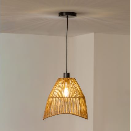 Brilagi - LED κρεμαστό φωτιστικό με καλώδιο CERIA BOHO 1xE27/40W/230V, διάμ. 30 εκ., καφέ