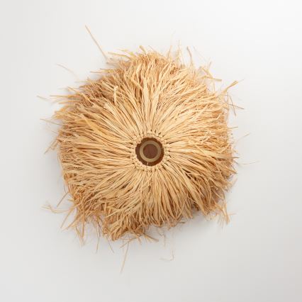 Brilagi - LED κρεμαστό φωτιστικό με καλώδιο CERIA BOHO 1xE27/40W/230V διάμ. 40 cm ραφία