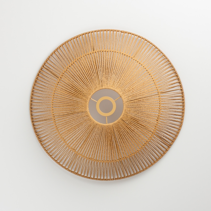 Brilagi - LED κρεμαστό φωτιστικό με καλώδιο CERIA BOHO 1xE27/40W/230V, διάμ. 50 cm, καφέ