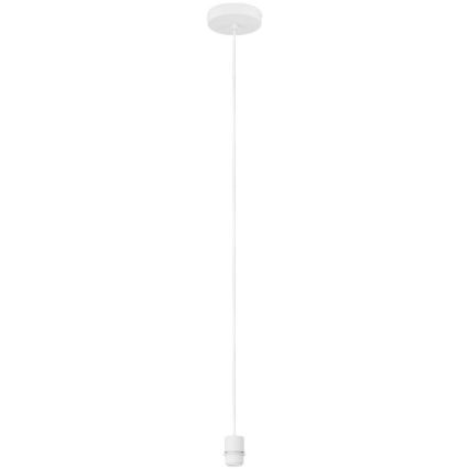 Brilagi - LED κρεμαστό φωτιστικό με καλώδιο CERIA BOHO 1xE27/40W/230V διάμ. 70 cm λευκό/καφέ