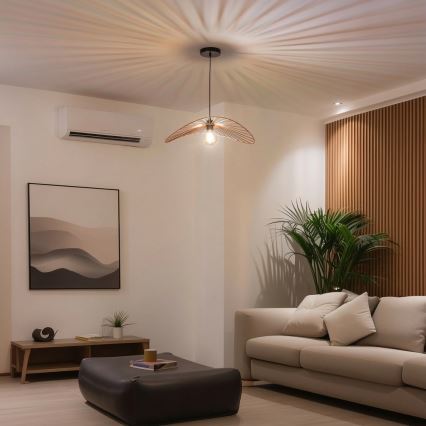 Brilagi - LED κρεμαστό φωτιστικό με καλώδιο CERIA WIRE 1xE27/40W/230V 40x56 cm μπρονζέ