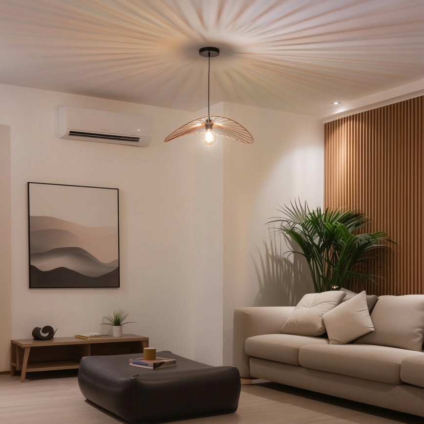 Brilagi - LED κρεμαστό φωτιστικό με καλώδιο CERIA WIRE 1xE27/40W/230V 40x56 cm μπρονζέ