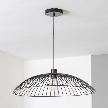 Brilagi - LED κρεμαστό φωτιστικό με καλώδιο CERIA WIRE 1xE27/40W/230V Ø 60 cm μαύρο