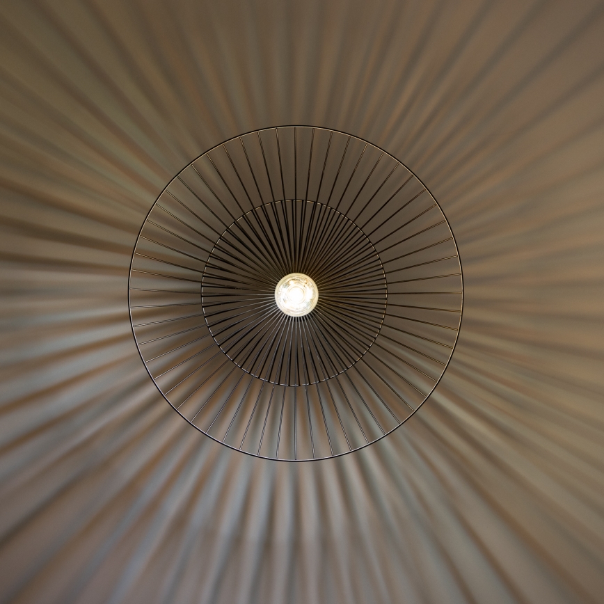 Brilagi - LED κρεμαστό φωτιστικό με καλώδιο CERIA WIRE 1xE27/40W/230V Ø 60 εκ. μαύρο