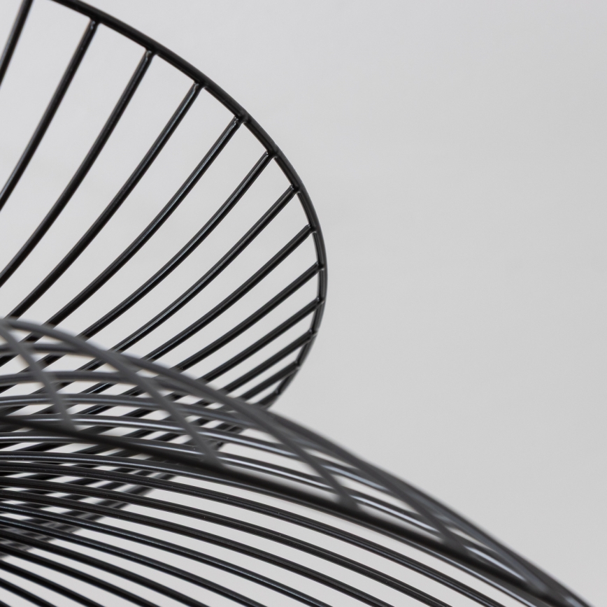 Brilagi - LED κρεμαστό φωτιστικό με καλώδιο CERIA WIRE 1xE27/40W/230V Ø 60 εκ. μαύρο