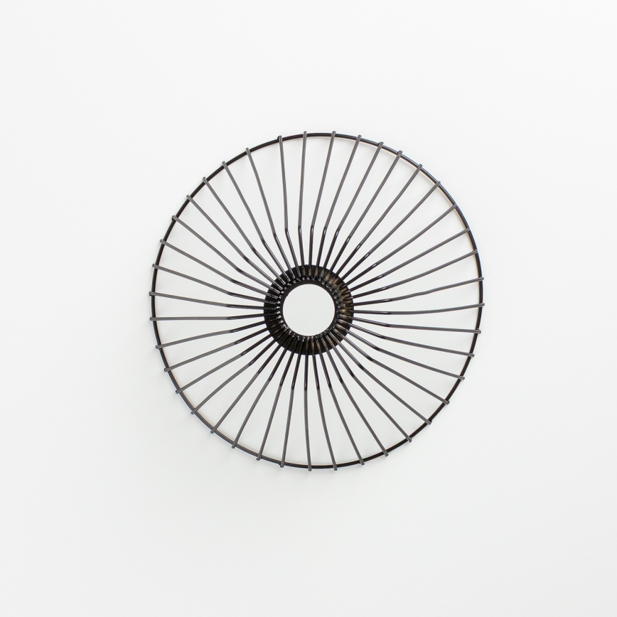 Brilagi - LED κρεμαστό φωτιστικό με καλώδιο CERIA WIRE 1xE27/40W/230V διάμ. 30 cm μαύρο