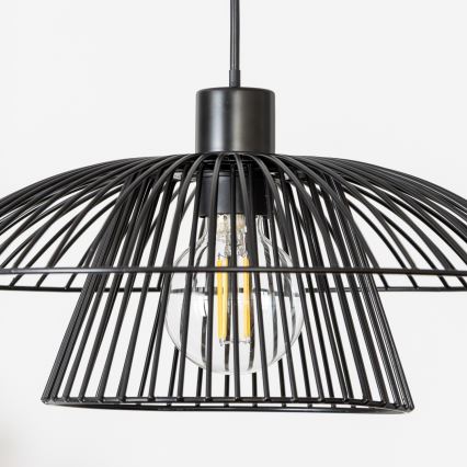 Brilagi - LED κρεμαστό φωτιστικό με καλώδιο CERIA WIRE 1xE27/40W/230V διάμ. 38 εκ. μαύρο