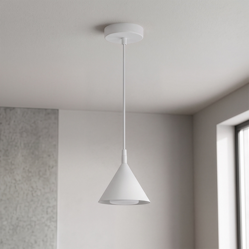 BRILAGI - LED Κρεμαστό φωτιστικό με καλώδιο CONE SINGLE 1xGX53/15W/230V λευκό