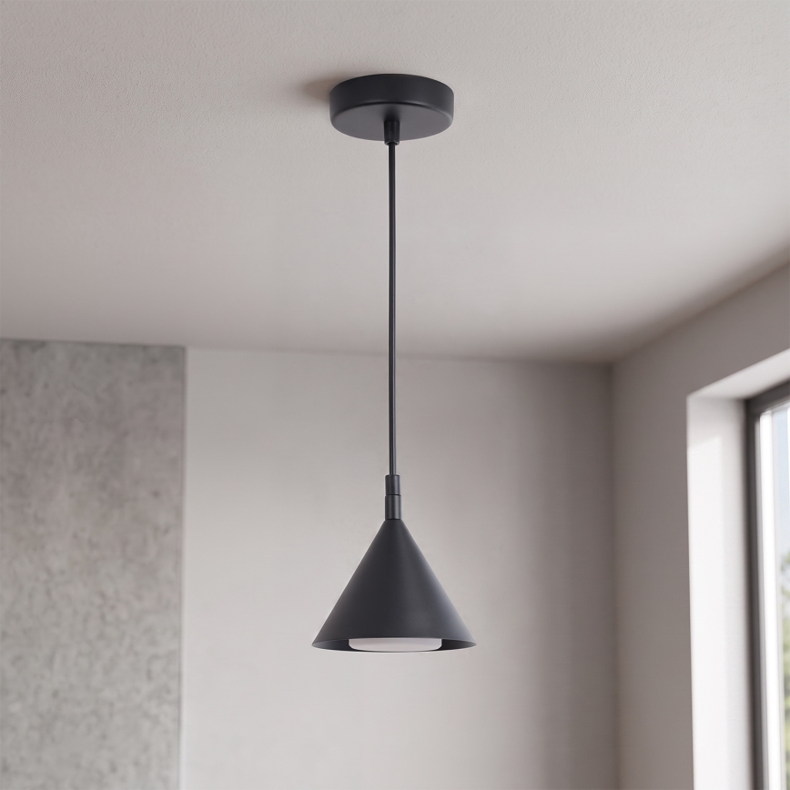BRILAGI - LED Κρεμαστό φωτιστικό με καλώδιο CONE SINGLE 1xGX53/15W/230V σε μαύρο χρώμα
