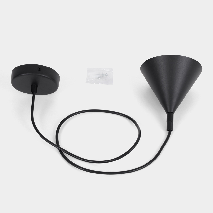 BRILAGI - LED Κρεμαστό φωτιστικό με καλώδιο CONE SINGLE 1xGX53/15W/230V σε μαύρο χρώμα