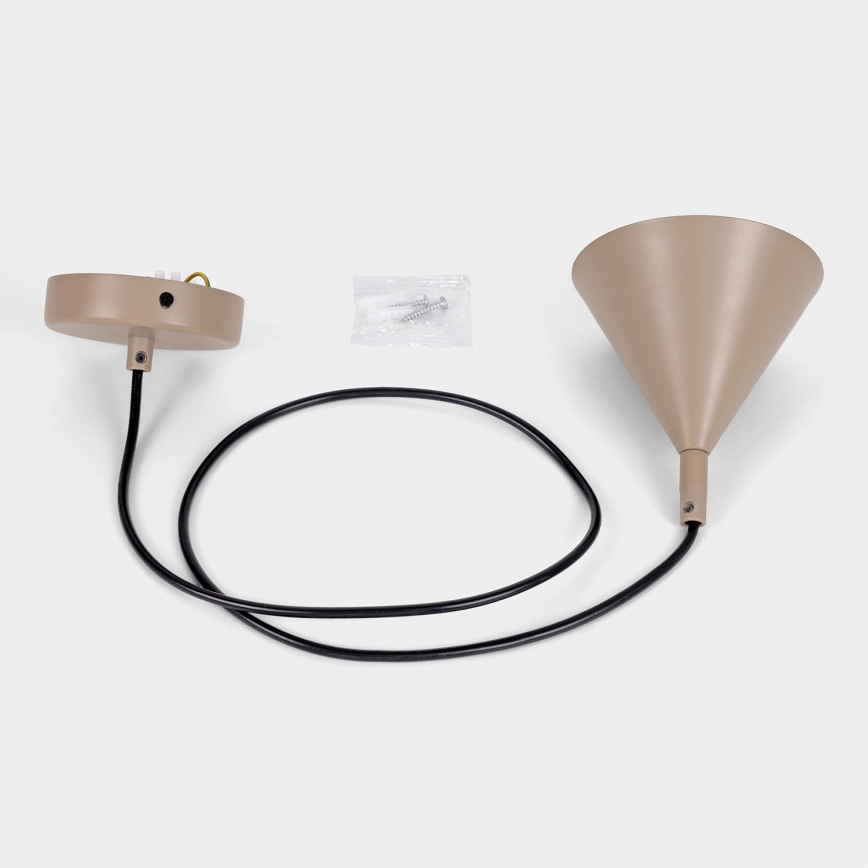 BRILAGI - LED Κρεμαστό φωτιστικό με καλώδιο CONE SINGLE 1xGX53/15W/230V μπεζ