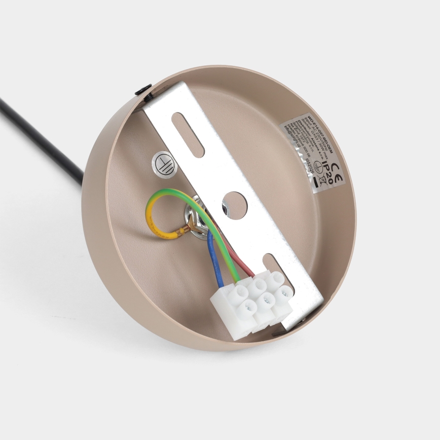 BRILAGI - LED Κρεμαστό φωτιστικό με καλώδιο CONE SINGLE 1xGX53/15W/230V μπεζ