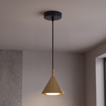 BRILAGI - LED Κρεμαστό φωτιστικό με καλώδιο CONE SINGLE 1xGX53/15W/230V χρυσό