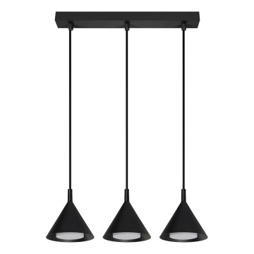 BRILAGI - LED Κρεμαστό φωτιστικό με καλώδιο CONE TRIPLE 3xGX53/15W/230V μαύρο
