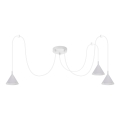 BRILAGI - LED Κρεμαστό φωτιστικό με καλώδιο CONE TRIPLE SPIDER 3xGX53/15W/230V λευκό