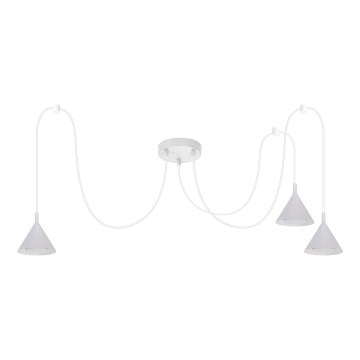 BRILAGI - LED Κρεμαστό φωτιστικό με καλώδιο CONE TRIPLE SPIDER 3xGX53/15W/230V λευκό