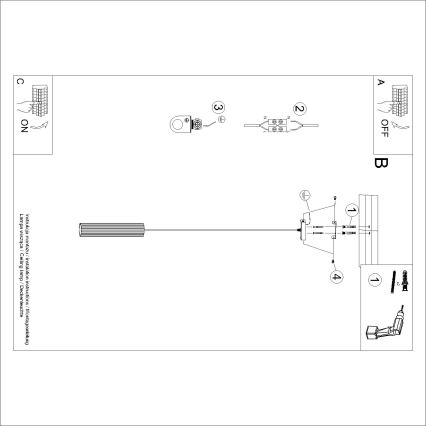 BRILAGI - LED κρεμαστό φωτιστικό με καλώδιο CRESTO 1xGU10/10W/230V πορτοκαλί