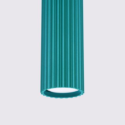 Brilagi - LED κρεμαστό φωτιστικό με καλώδιο CRESTO 1xGU10/10W/230V τιρκουάζ