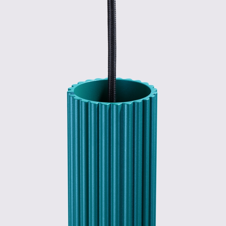 Brilagi - LED κρεμαστό φωτιστικό με καλώδιο CRESTO 1xGU10/10W/230V τιρκουάζ