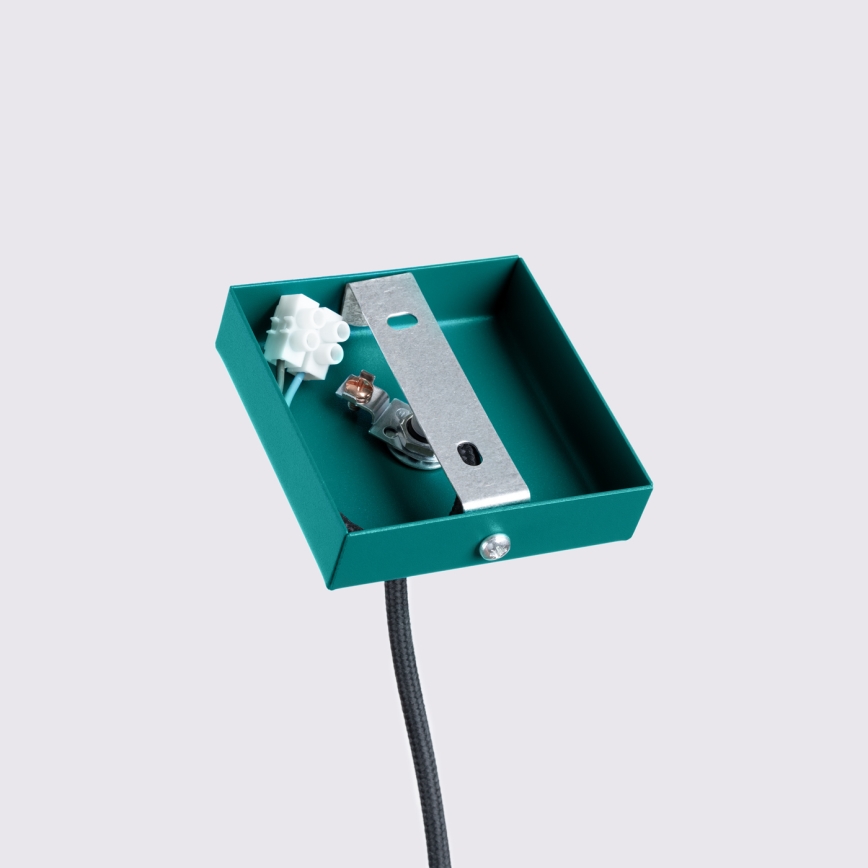 Brilagi - LED κρεμαστό φωτιστικό με καλώδιο CRESTO 1xGU10/10W/230V τιρκουάζ