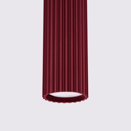 Brilagi - LED κρεμαστό φωτιστικό με καλώδιο CRESTO 1xGU10/10W/230V μπορντό