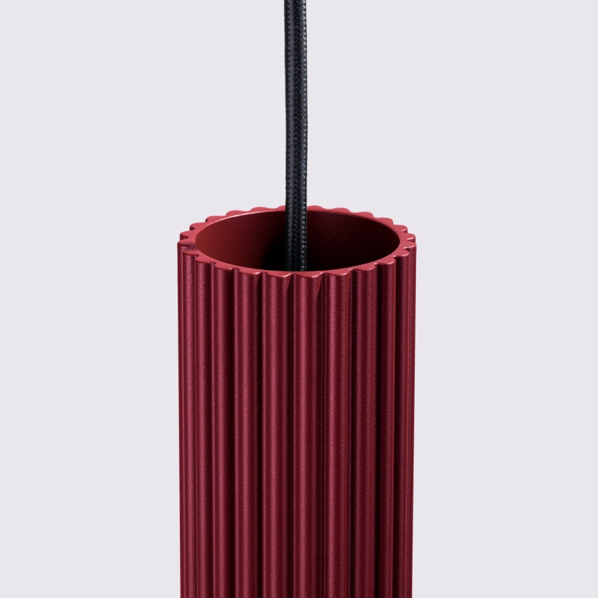 Brilagi - LED κρεμαστό φωτιστικό με καλώδιο CRESTO 1xGU10/10W/230V μπορντό